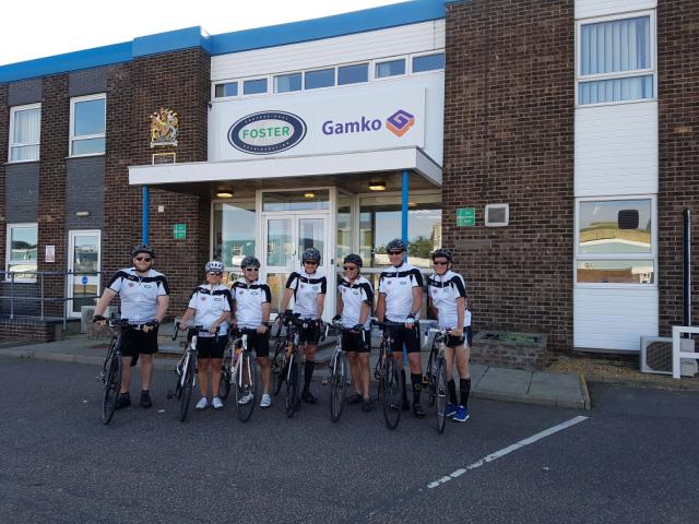 Foster-a-thon Duathlon Team Keep Their Cool for The Queen Elizabeth Hospital