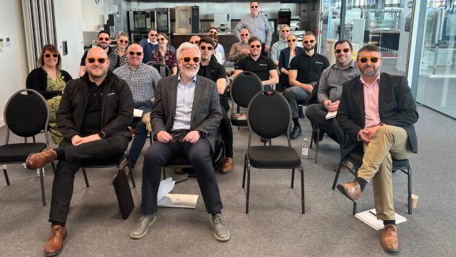 Foster and Gamko sales team wear Gamko sunglasses