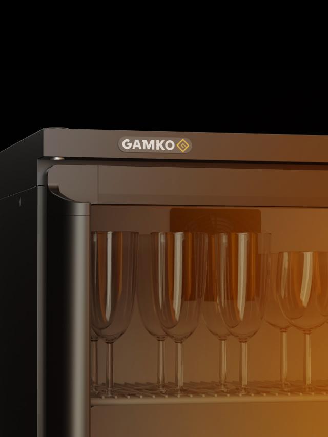 Abstract view of glass froster