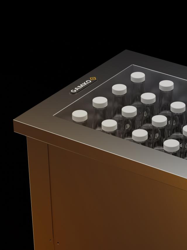 abstract view of countertop cooler