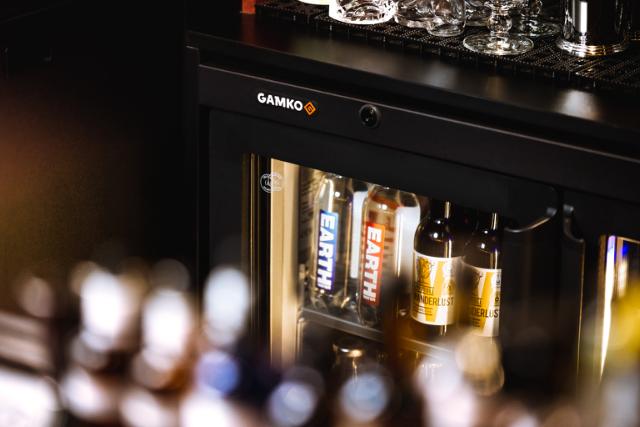 close up image of bottles inside an MG3 cabinet